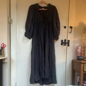 Opia Charcoal Long Sleeve Dress